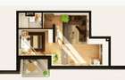 Apartament cu 2 camere, semidecomandat, 45mp, zona Intre Lacuri