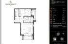 Apartament 2 Camere – ZENIT Bloc A | Etaj 2 - 2