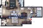 Apartament 3 camere, 69,1 mp | Zona Vivo | Floresti | - 2
