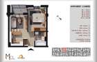 Apartament 2 camere str. BRINCOVEANU 1B, 1202+TVA/MP - 2