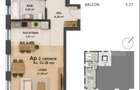 Apartament 2 camere, 52.23 mp, zona Dorobantilor