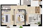 Apartament 3 CAM, SU 70.75MP, 1 BALCON, zona INTRE LACURI - 2