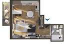 Apartament semifinisat, etaj 2 , bloc Nou Premium, complex Elite - 4