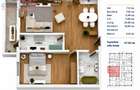 Apartament 2 camere zona C5 in BLOC NOU - 5