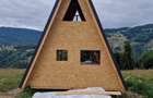 Cabana A-Frame la ro?u in Apuseni (Horea) + Teren 1300 mp, utilita?i incluse