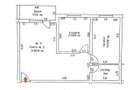 Apartament cu 3 camere 74mp+balcon (6mp), loc de parcare, etaj 2/5 - 1