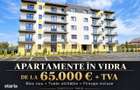 Apartamente bloc nou, Vidra | De la 65.000 + TVA | Toate utilitatile