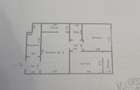 Apartament 3 camere confort 2 sporit, zona Viziru 1, etaj 3. Mobilat . - 3