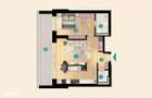 2D: Apartament luminos cu terasa de 18 mp, in KronenPark