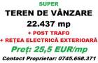 Medgidia, Constan?a: TEREN intravilan 22.437mp + Post TRAFO+ Re?ea Electrica Exterioara - 2