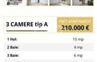 Apartament cu 3 camere în Pitești, etajul 9/12 – loc de parcare inclus și boxă