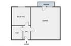 Apartament 1 camera decomandat, 37 mp, parcare, str Frunzisului - 1