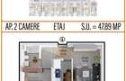 Militari Residence, 2 camere de vanzare, comision 0%, complex Eurocasa Residence - 1