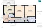 Apartament 3 camere ,68 mp, Str.Moldovei-Rogerius