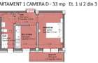 Apartament 1 camera 33mp 49900 euro, bloc finalizat, Lunca cetatuii