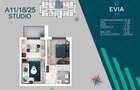 Vand studio nou, premium, in Evia Nio, Theodor Pallady (Sector 3) 120.000