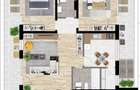 Apartament 3 CAM, SU 88.9MP 1 TERASA, 2 BAI , zona INTRE LACURI - 1