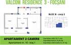 Apartament 2 camere-Str Cuza Voda-S=63.44 mp-et 1