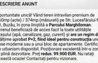Teren intravilan de vanzare 374 mp | Str. Luceafarului nr. 81 | Zona Parcul Marghiloman | BUZAU