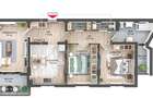 Ap 3 camere, 2 bai, spatios, balcon mare, zona buna, parcare subterana - 8