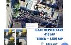 Hale depozitare - 418 mp + Teren - 1.591 mp, Bals - 9