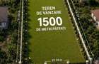 Teren 1500 mp, 120 euro/ mp negociabil, posibilitate Rate - 1