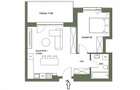 Apartament 2 camere, finisat in ansamblu Hexagon ERA Roots