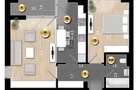Apartament 2 Camere Incalzire in Pardoseala Ansamblu Nou Rahova