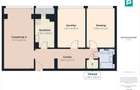 Apartament cu 3 camere, etaj intermediar - 2