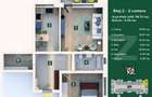Apartament 2 camere, living cu bucatarie open space, balcon –59 mp utili - 2
