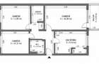 Apartament cu 3 camere decomandate, 68,[, finisat, mobilat si utilat, cu 2 bai in Plopilor - 1