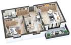 Apartament de vanzare decomandat 2 camere 60 mpu balcon Rahovei Sibiu - 6