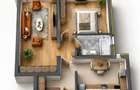 Apartament 2 camere | 56,50 mp utili + loggie | Mansarda | COMISION 0%