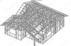 Structura metalica pentru casa decomandata 90 mp - 1