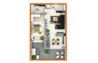 Apartament 2 camere, intabulat, finisat la cheie (NCL-29D-Ra-ap.2) - 9