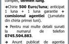 Tomis 1, Spital, de inchiriat apartament 3 camere, parter, mobilat - 9