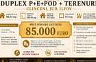 CLINCENI - Duplex P+1E - 89 mp + Teren - 171 mp | Licitatie publica - 2