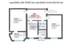 Vânzare apartament 2 camere, 55 mp utili, zona Zorilor,  cartier Astra - 3