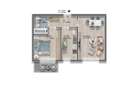 Apartament 2 camere, MRS Gradinile - 8