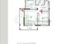 Apartament 2 camere finalizat, intabulat, etaj intermediar, cart.Tract - 7