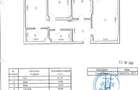 Vand apartament 3 camere, 91.7 mp utili, Cartieru Latin, Bragadiru - mobilat si utilatat, centrala proprie, boxa si loc de parcare