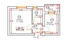 Apartament cu 1 camera | Bucatarie inchisa | Giroc - Central