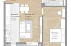 Apartament finisat, 56 mp, tva inclus, ansamblu nou, zona Tineretului - 1
