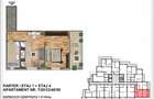 Apartament de vanzare 40,35 + terasa 7,45 bloc nou, zon - 1