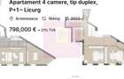 Apartament 4 camere, tip duplex, P+1 Licurg - 12