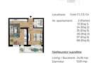 Metrou Berceni 350m - 2 camere tip studio 48.5mp - 3