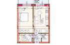 Apartament tip Studio cu balcon generos | 43 mp utili + 6,79 mp balcon - 2