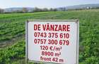 Vand teren Sopor, 8900 mp, front 42mp - 2