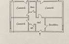 Apartament 3 camere DECOMANDAT, CUG Etaj intermediar