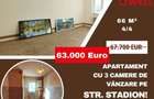 Apartament cu 3 camere de vânzare pe strada Stadionului! - 1